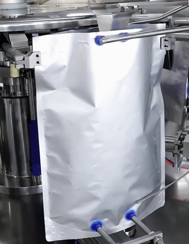 Pouch bottom Opening