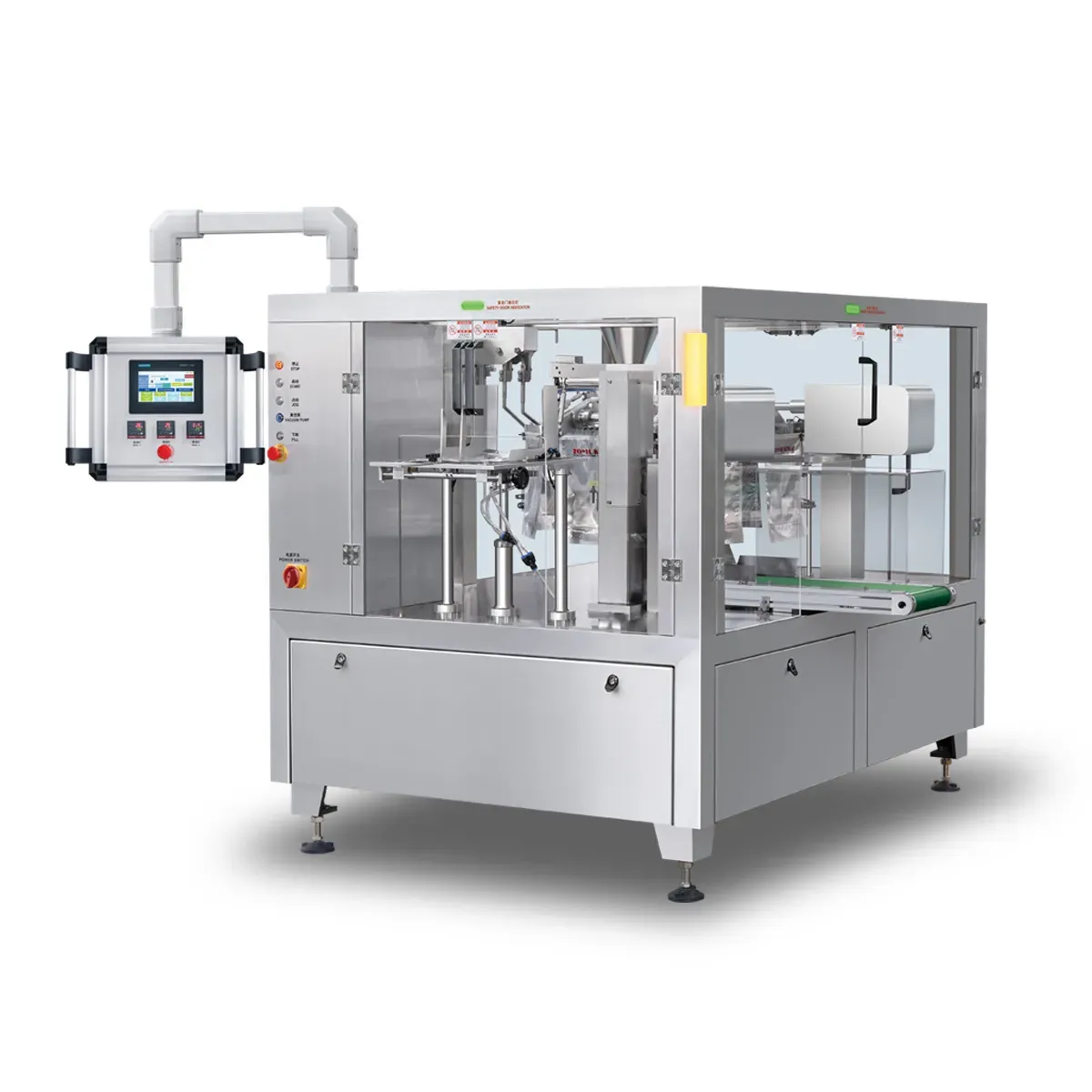 ZOMUKIKAI ZP-8R200 Rotary Premade Pouch Packing Machine