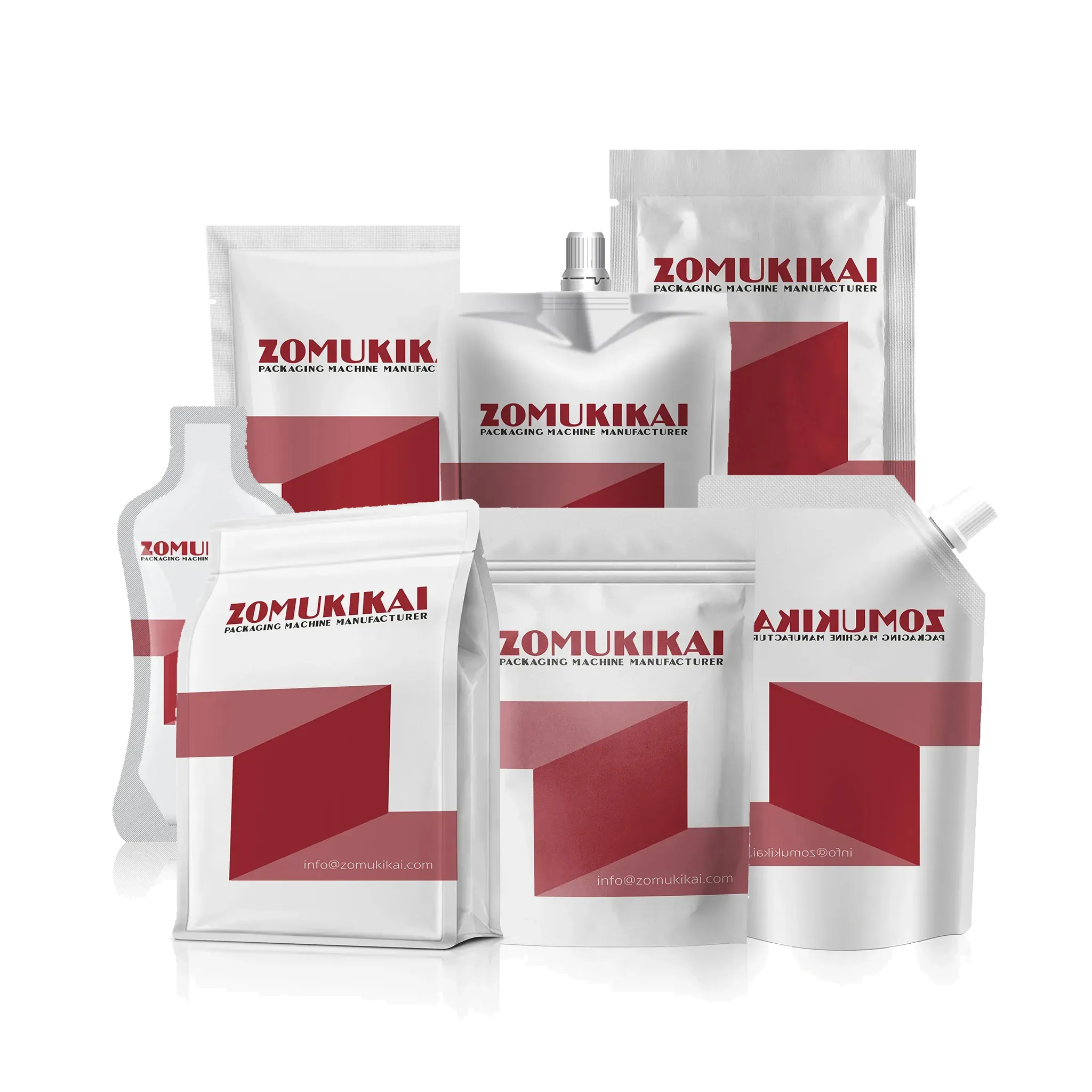 different premade pouch bag types