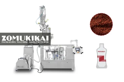 Coffee powder shaped pouch packing machine