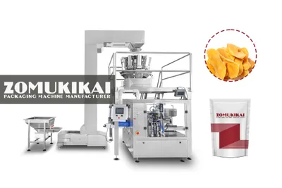 Dried fruit stand up bag packing machine