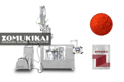 Spices premade pouch packing machine