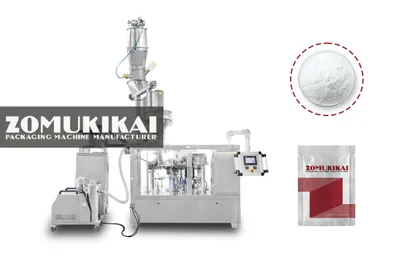 Veterinary powder premade pouch packing machine