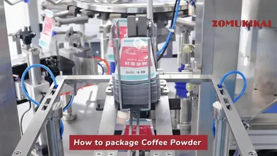 Cara membungkus serbuk kopi