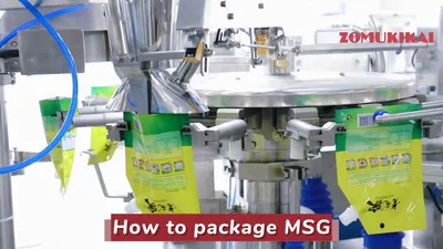 cara pembungkusan MSG