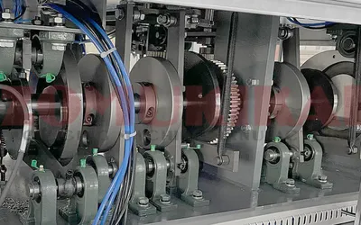 Máquina envasadora Doypack con levas mecánicas